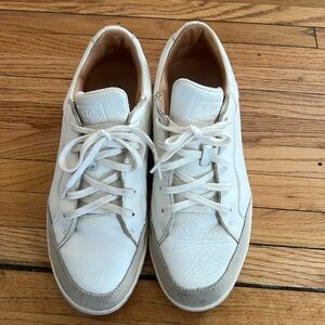White Leather Sneakers